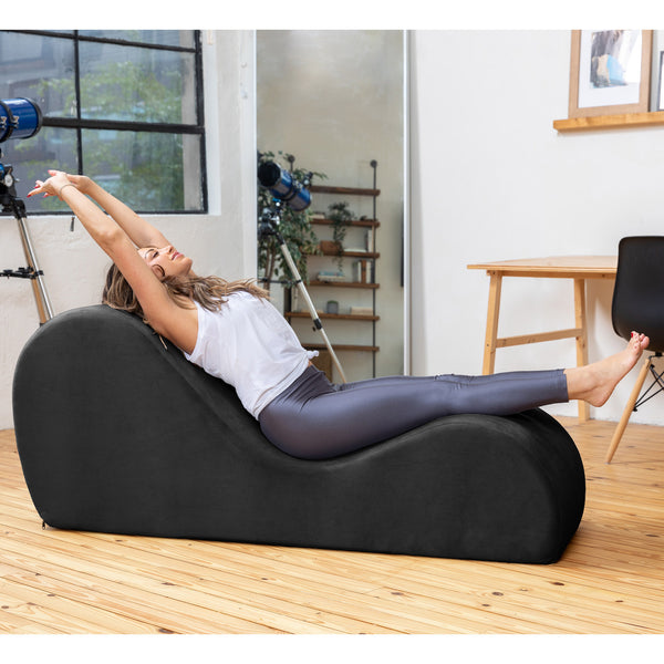 Avana Yoga Chaise Lounge Chair Brookstone