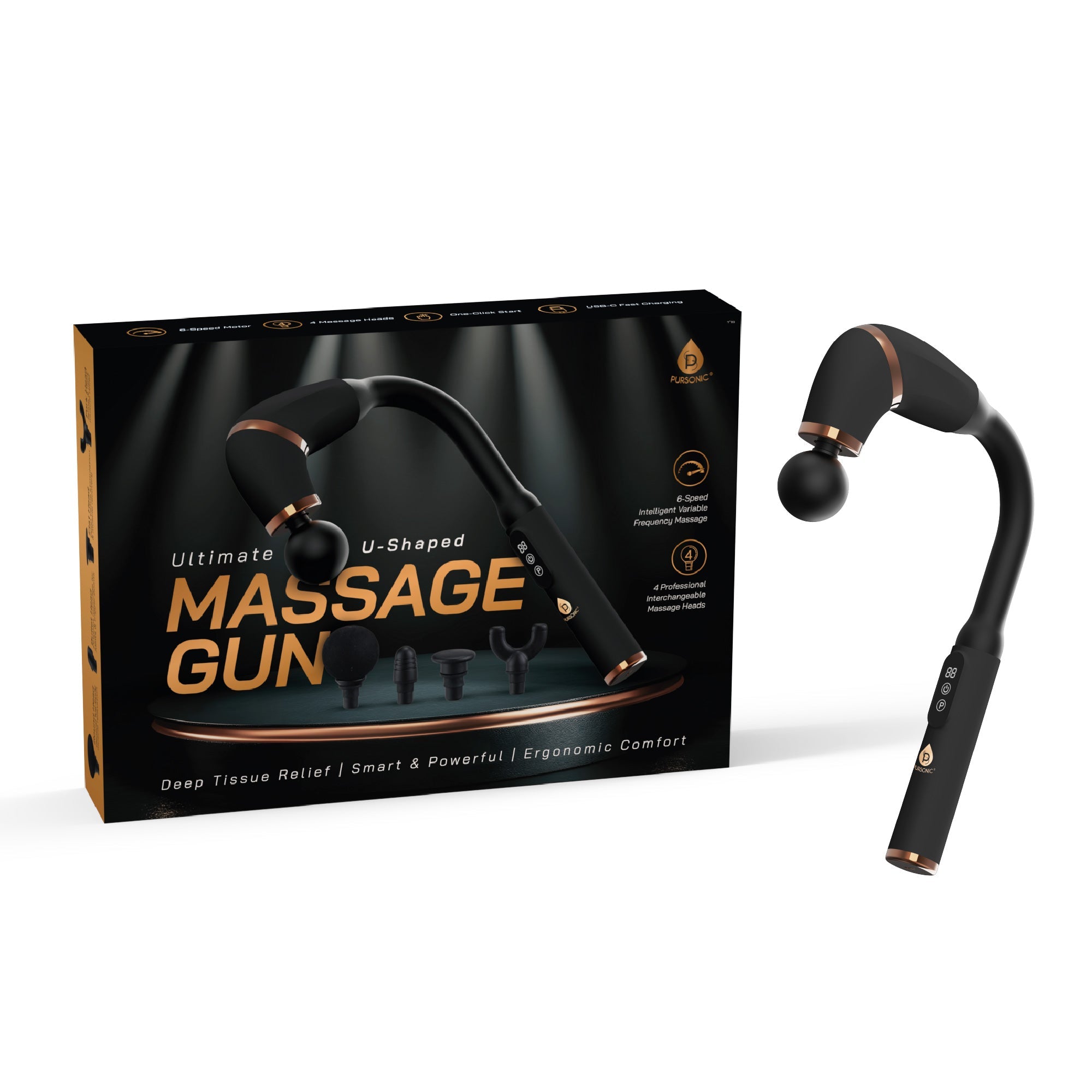Pursonic Ultimate U-Shaped Massage Gun Pursonic Ultimate U-Shaped Massage Gun