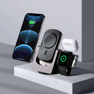 Brookstone 3-In-1 Wireless Charging Station Charging Station