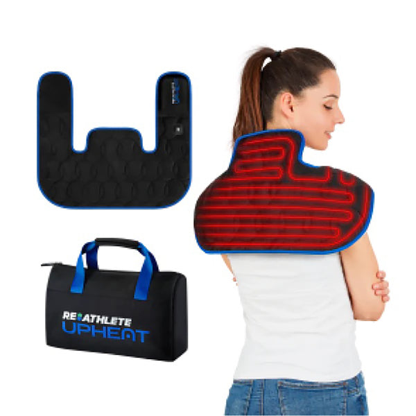 REATHLETE UPHEAT Shoulders & Neck Heating Pad Wireless, Portable Wei