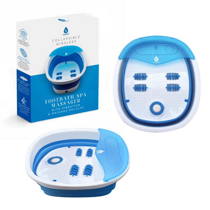 Collapsible Wireless Footbath Spa Massager by Pursonic