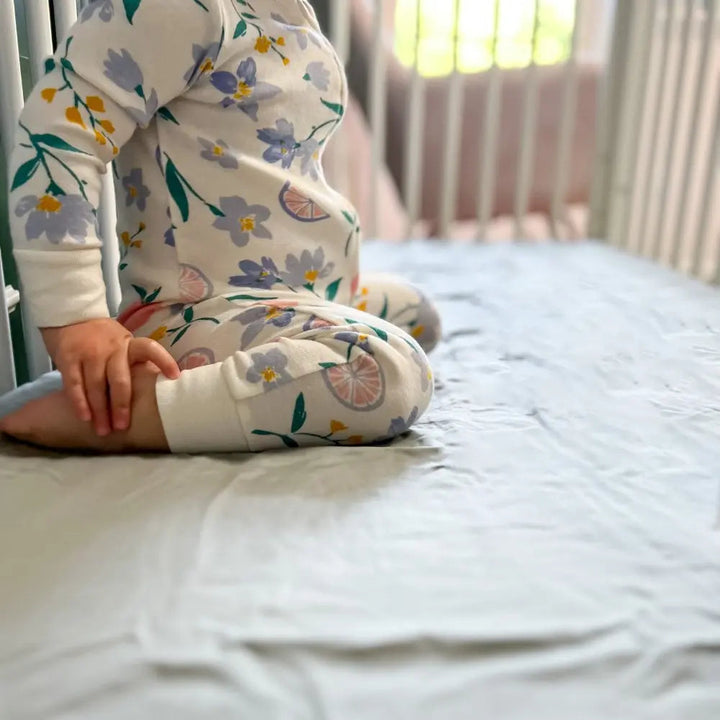 CleanBamboo® Signature Sateen Crib & Toddler Fitted Sheet by ettitude