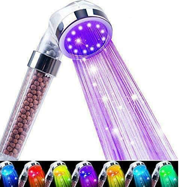 Milex LED Shower Head with Built in Filter Brookstone