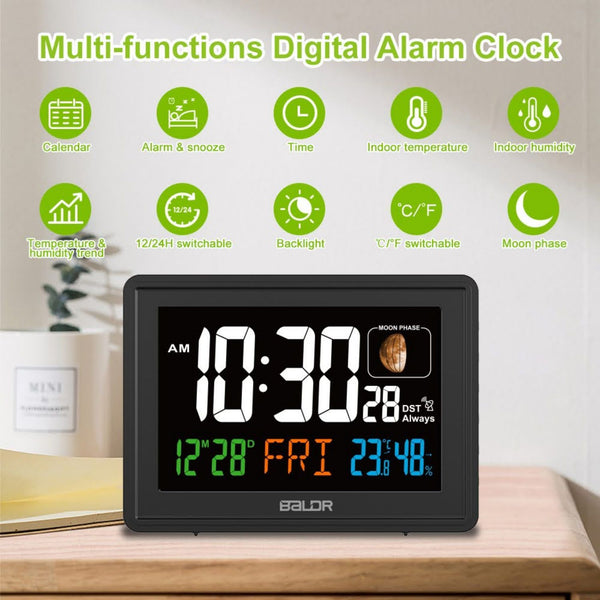 BALDR Atomic Digital Alarm Clock Brookstone