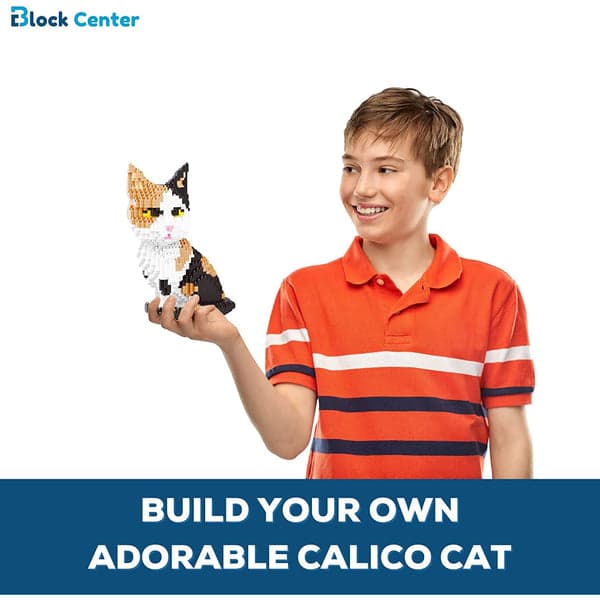 Calico Cat 3D Puzzle Nano Blocks