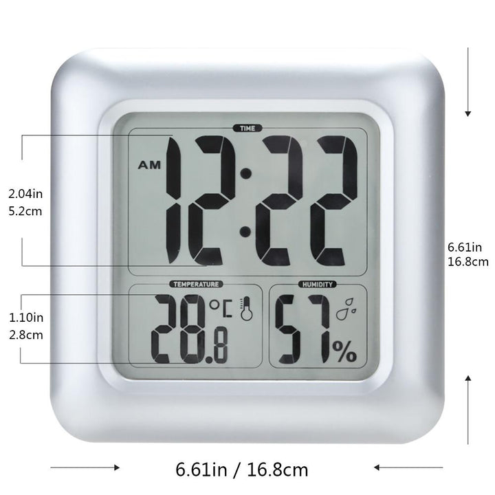 BALDR Waterproof Digital Shower Clock for Bathroom