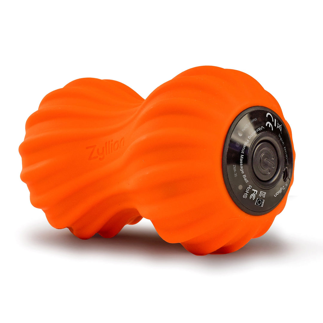 Vibrating Peanut Massage Ball Roller with 4 Intensity Levels (ZMA-30) by Zyllion