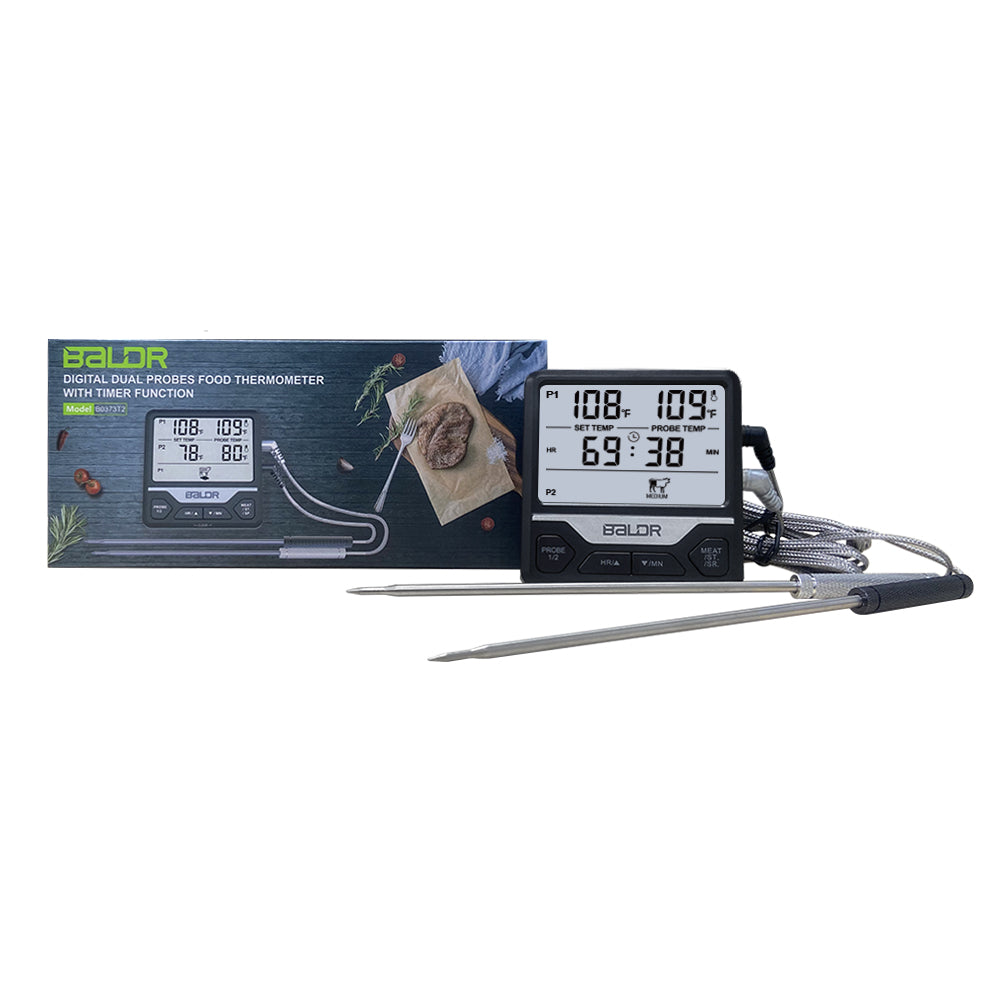 BALDR Dual Probe Digital Cooking Thermometer