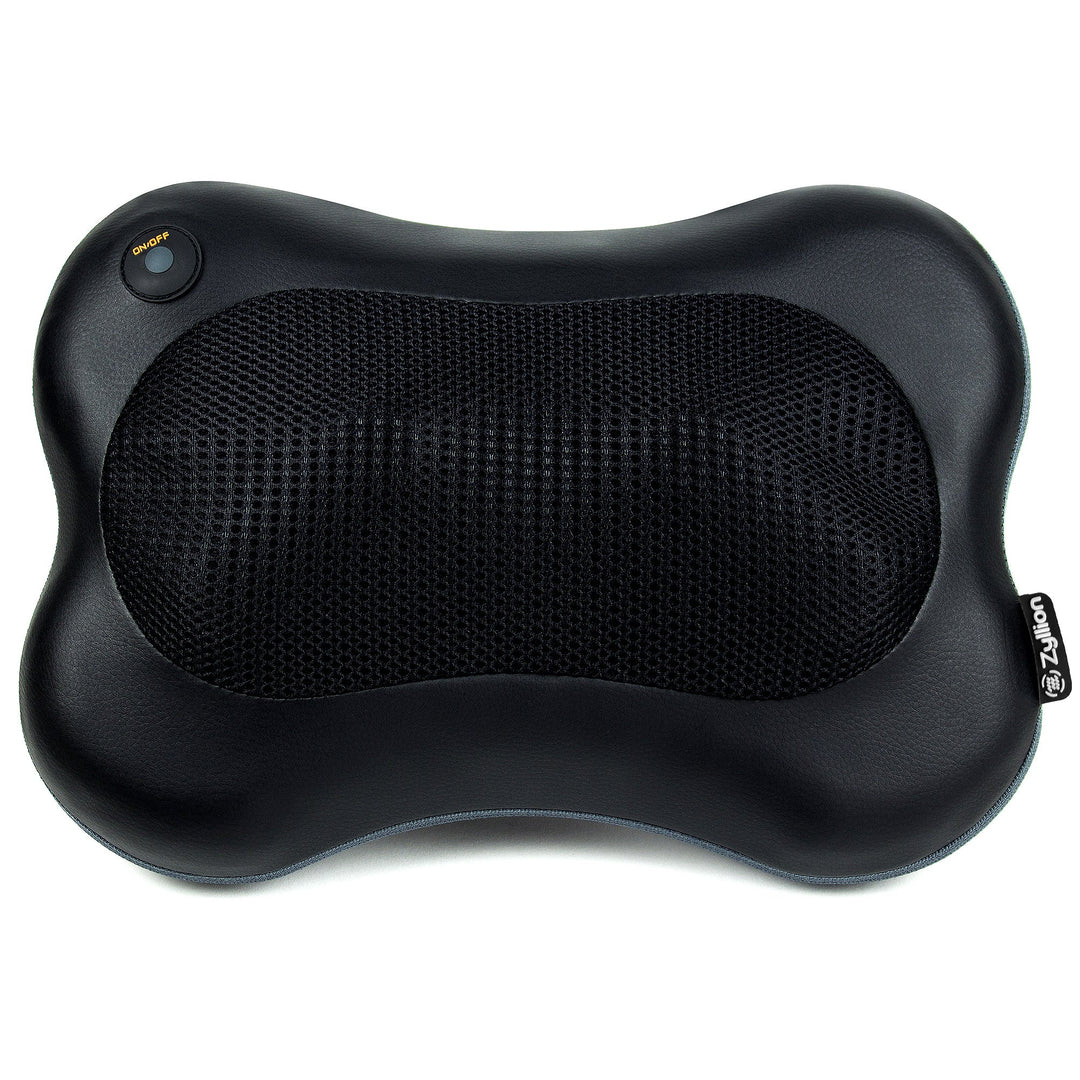 Rechargeable Shiatsu Back and Neck Massager Pillow with Heat (ZMA-13RB) by Zyllion