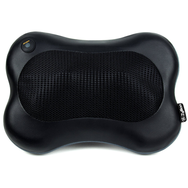 Rechargeable Shiatsu Back and Neck Massager Pillow with Heat (ZMA-13RB) by Zyllion