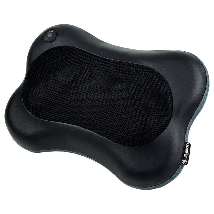 Rechargeable Shiatsu Back and Neck Massager Pillow with Heat (ZMA-13RB) by Zyllion