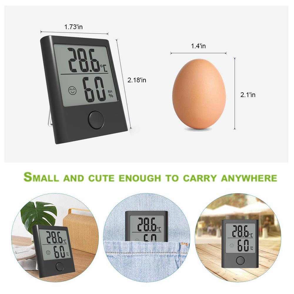 BALDR Mini Indoor Thermometer Hygrometer