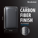 Brookstone Carbon Fiber 5000mah Power Bank