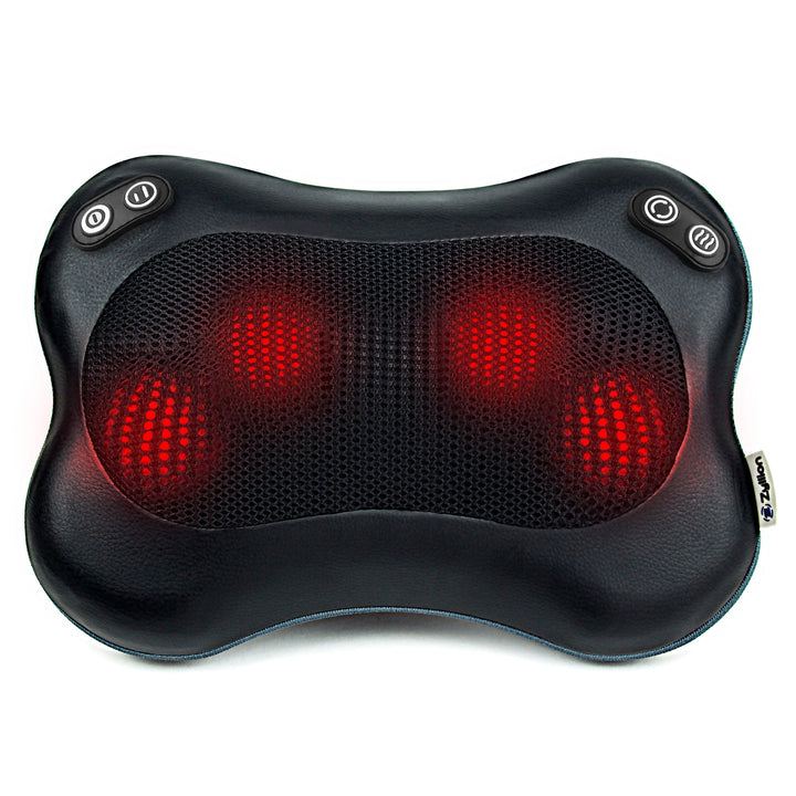 Shiatsu Back and Neck Massager Pillow with Heat (ZMA-34) by Zyllion