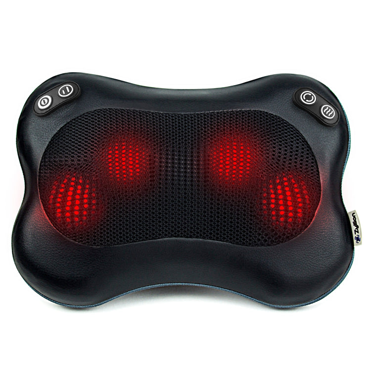 Shiatsu Back and Neck Massager Pillow with Heat (ZMA-34) by Zyllion