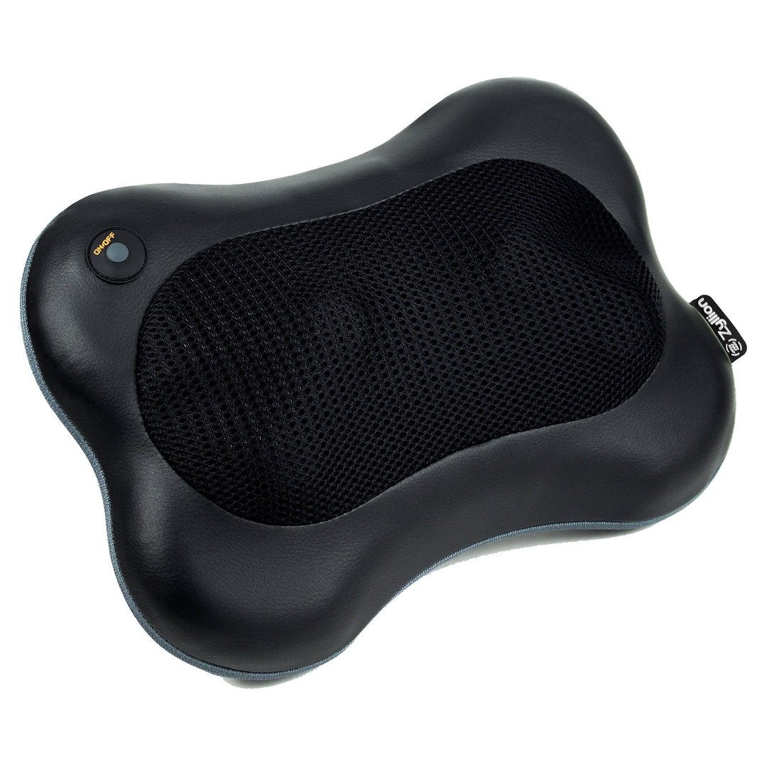 Rechargeable Shiatsu Back and Neck Massager Pillow with Heat (ZMA-13RB) by Zyllion