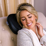 Shiatsu Back and Neck Massager Pillow with Heat and 8 Nodes (ZMA-25) by Zyllion
