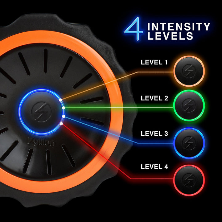 Vibrating Foam Roller with 4 Intensity Levels (ZMA-22) by Zyllion