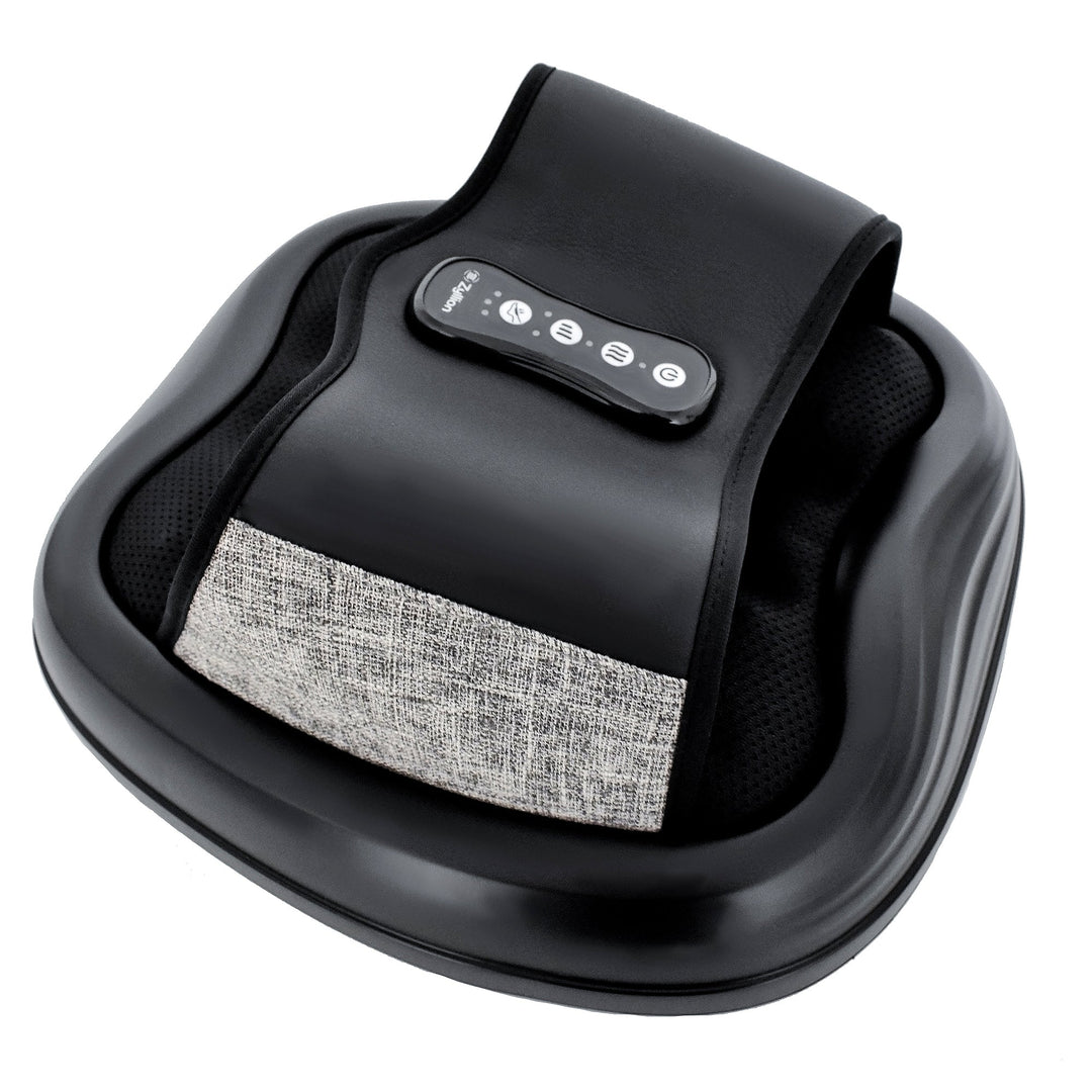 Zyllion Shiatsu Foot Massager with Heat, 2 Speeds and 3 Intensity Modes (ZMA-31)