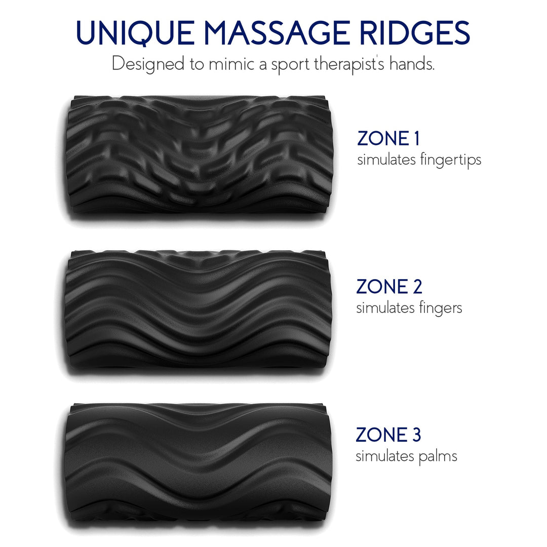 Vibrating Foam Roller with 4 Intensity Levels (ZMA-22) by Zyllion