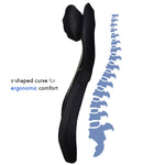 Zyllion Shiatsu Neck and Back Massager Cushion Pad for Chair with Heat and Remote (ZMA-33)
