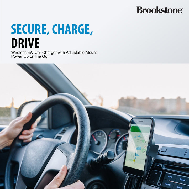 Brookstone QC Rapid Wireless Charging Car Vent Mount