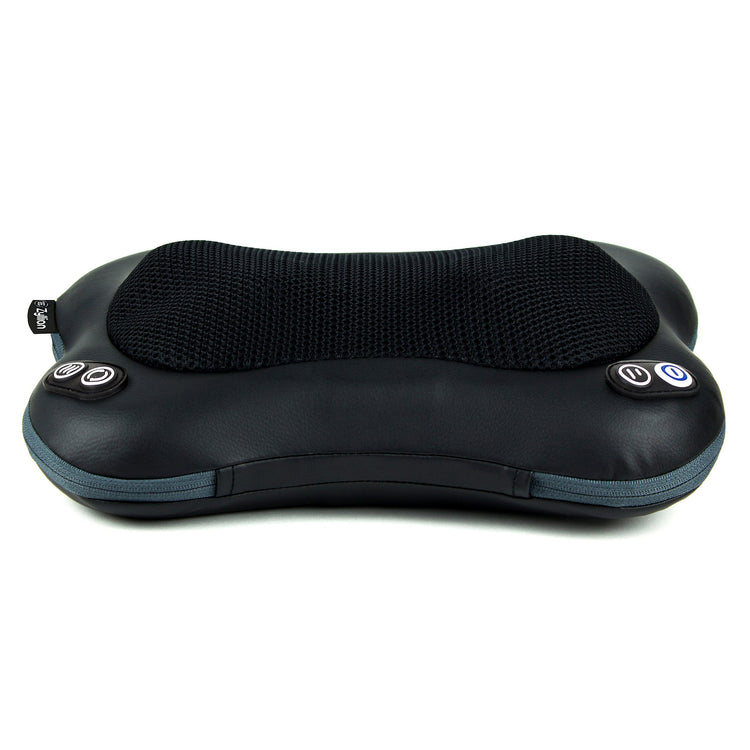 Rechargeable Shiatsu Back and Neck Massager Pillow with Heat (ZMA-34RB) by Zyllion