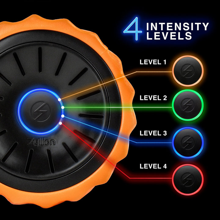 Vibrating Foam Roller with 4 Intensity Levels (ZMA-22) by Zyllion