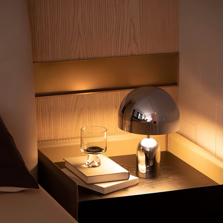Bell LED Table Lamp, Large Dimmable Modern Bedside Lamp by INSPECIAL HOME