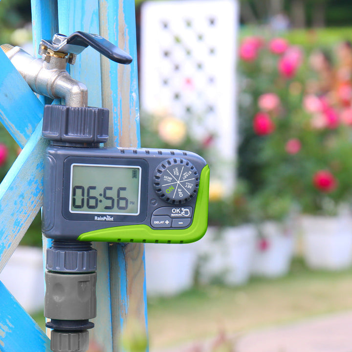 RAINPOINT Single-Outlet Programmable Sprinkler Timer