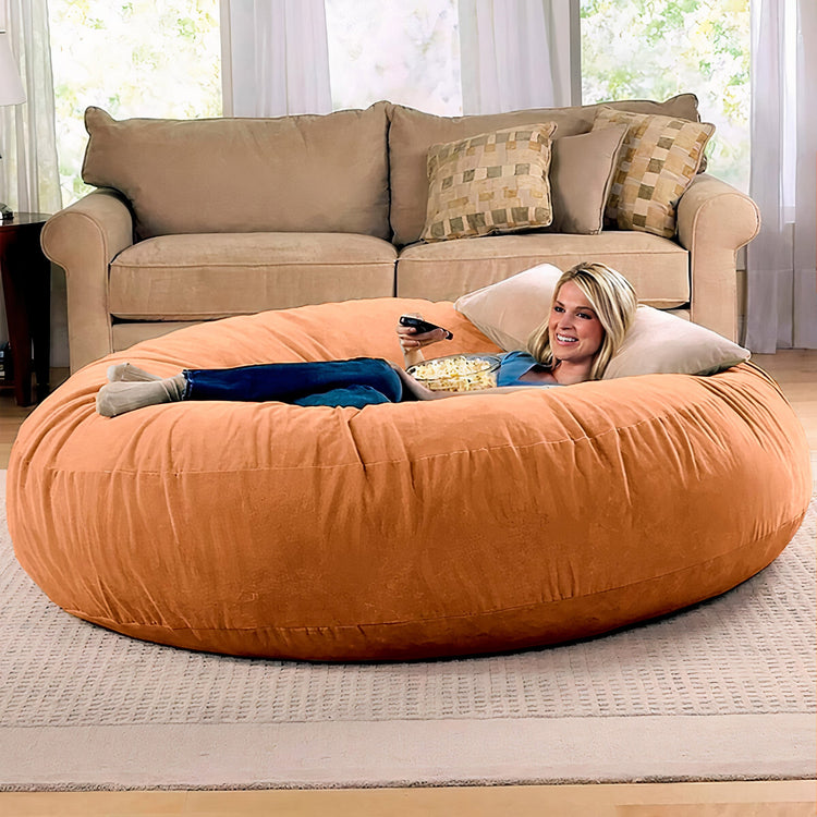 Jaxx 6 Foot Cocoon - 2-in-1 Convertible Bean Bag Bed & Large Bean Bag Chair for Adults