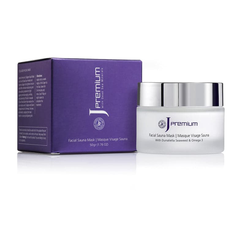 Jericho Premium Facial Sauna Mask with  Dead Sea Minerals + Vitamins C, E, A