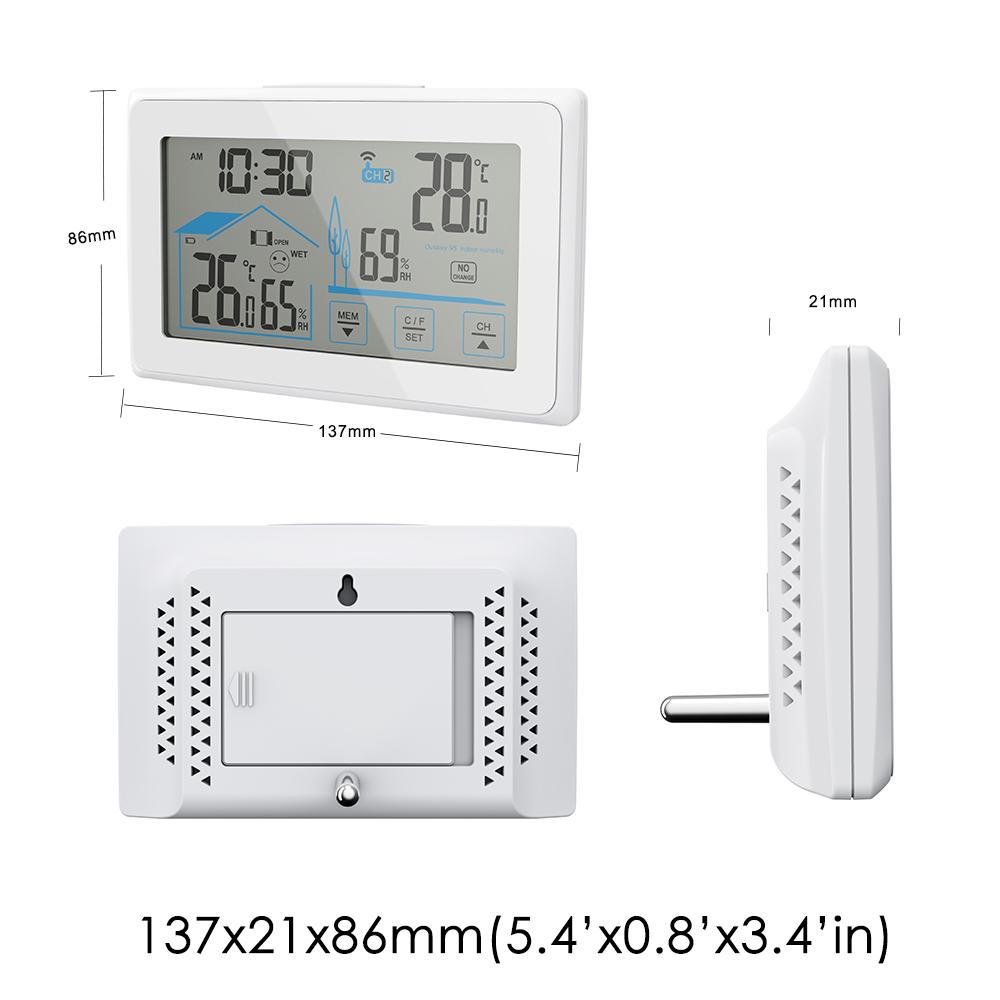 BALDR Wireless Weather Station, Digital Thermometer & Hygrometer (Indoor&Outdoor),
