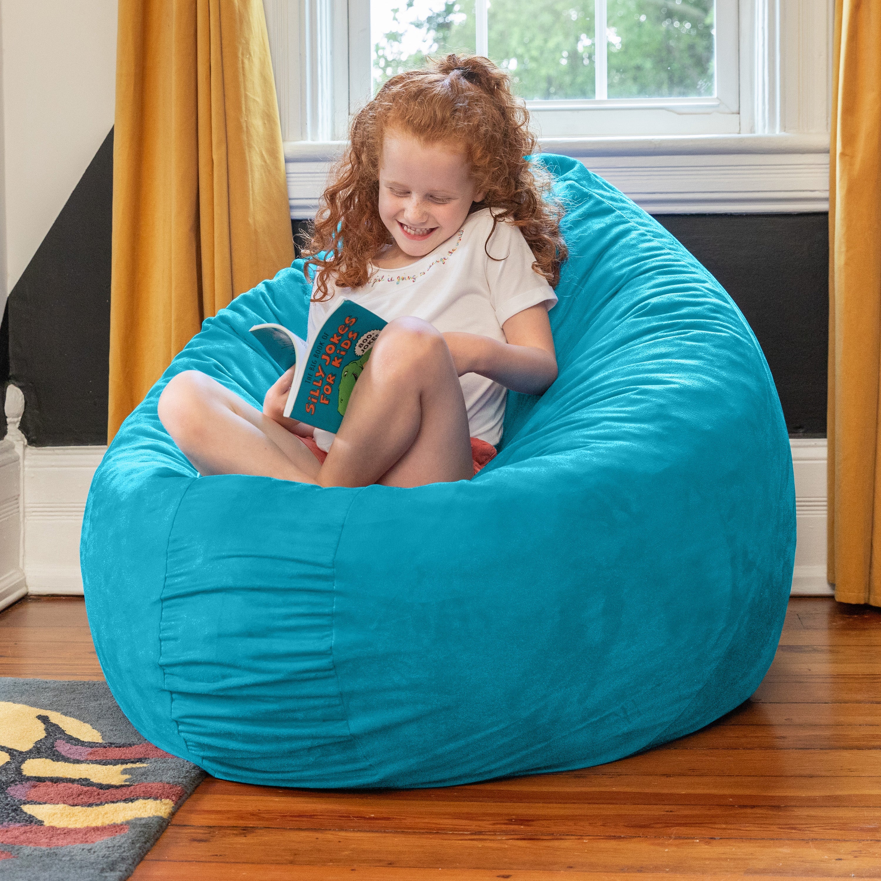 Jaxx 4 ft Cocoon Kids Bean Bag – Brookstone