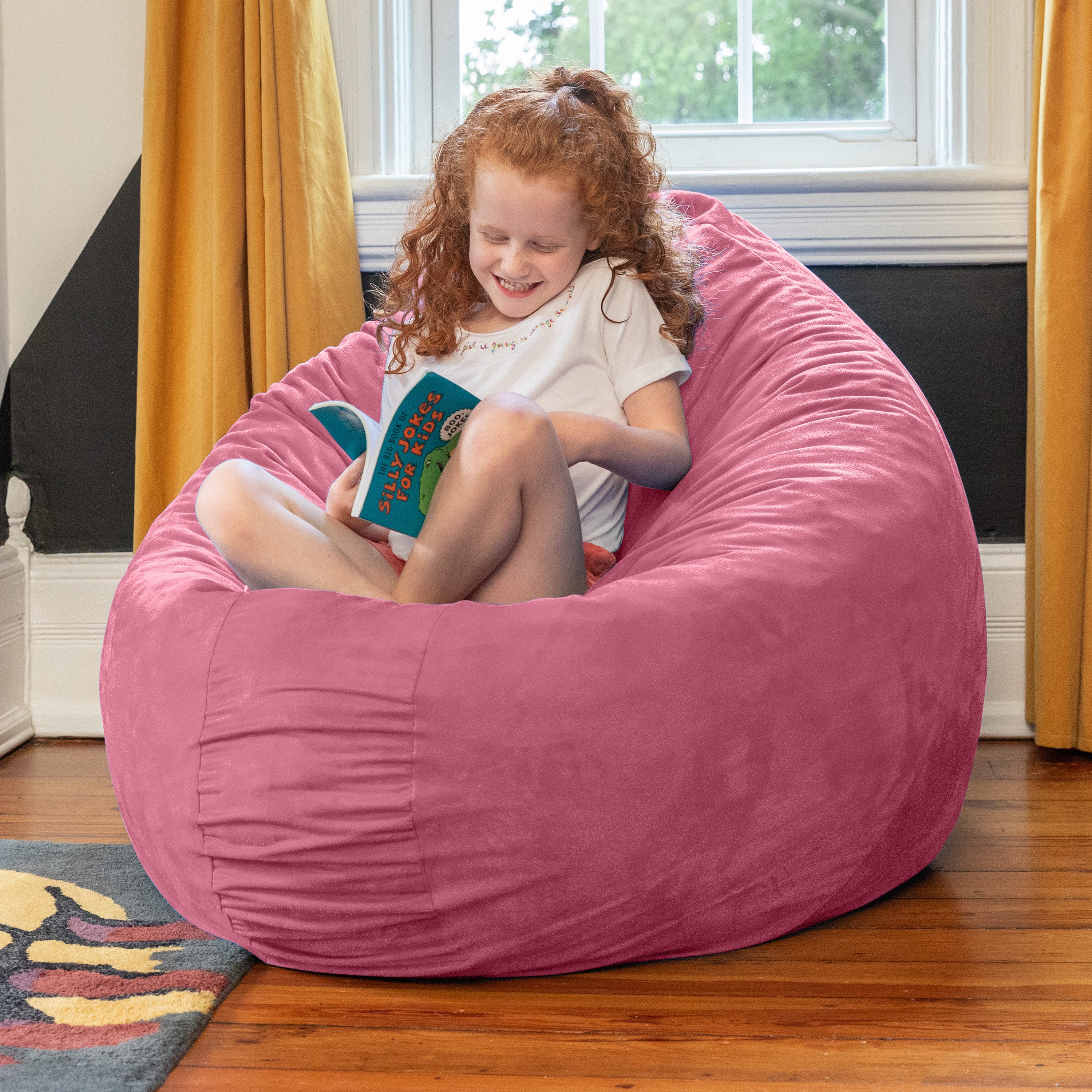 Jaxx 4 ft Cocoon Kids Bean Bag – Brookstone