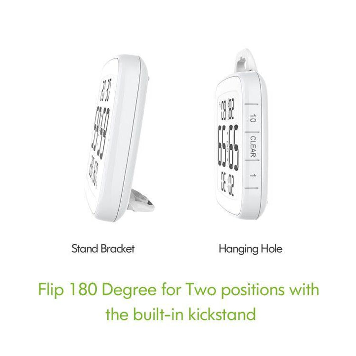 BALDR Waterproof Shower Clock With Timer for Bathrooms