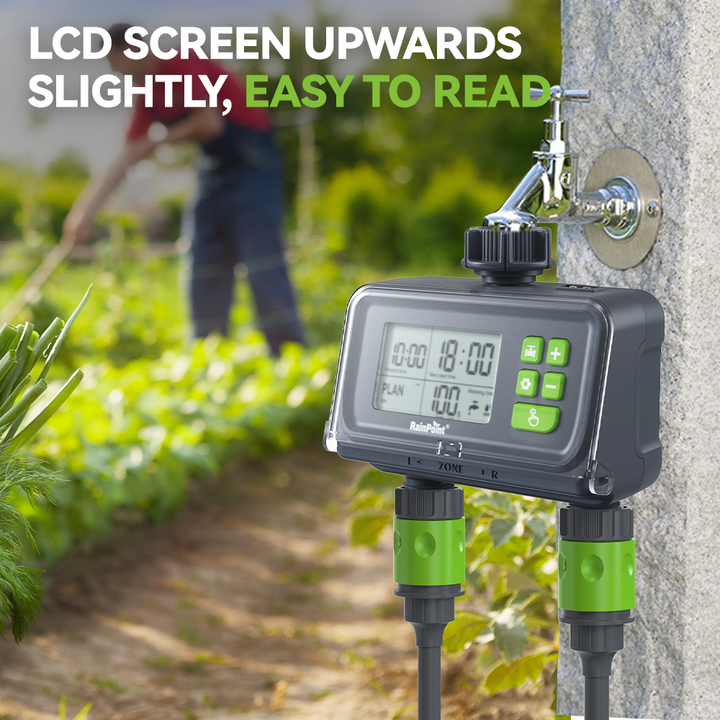 2 Zone Water Timer for Garden Hose