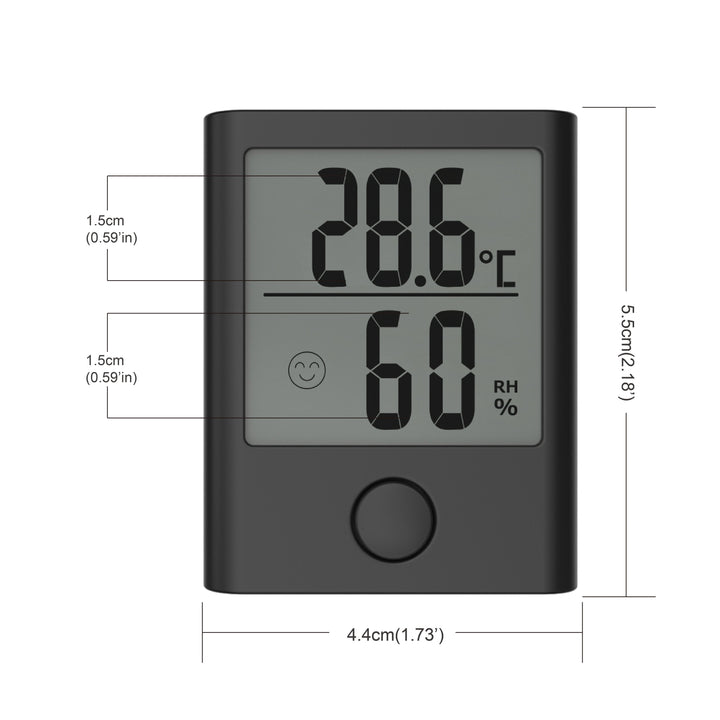 BALDR Mini Indoor Thermometer Hygrometer