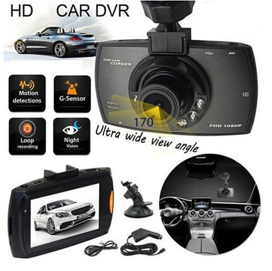 SafetyFirst HD 1080p Car Dash CamCorder With Night Vision