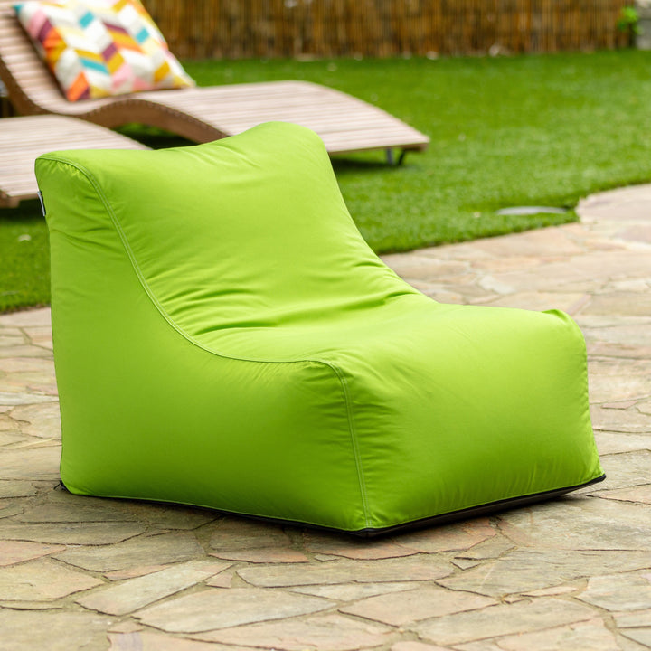 Jaxx Ponce Outdoor Bean Bag Chair - Weather Resistant Patio and Poolside Lounge Seating