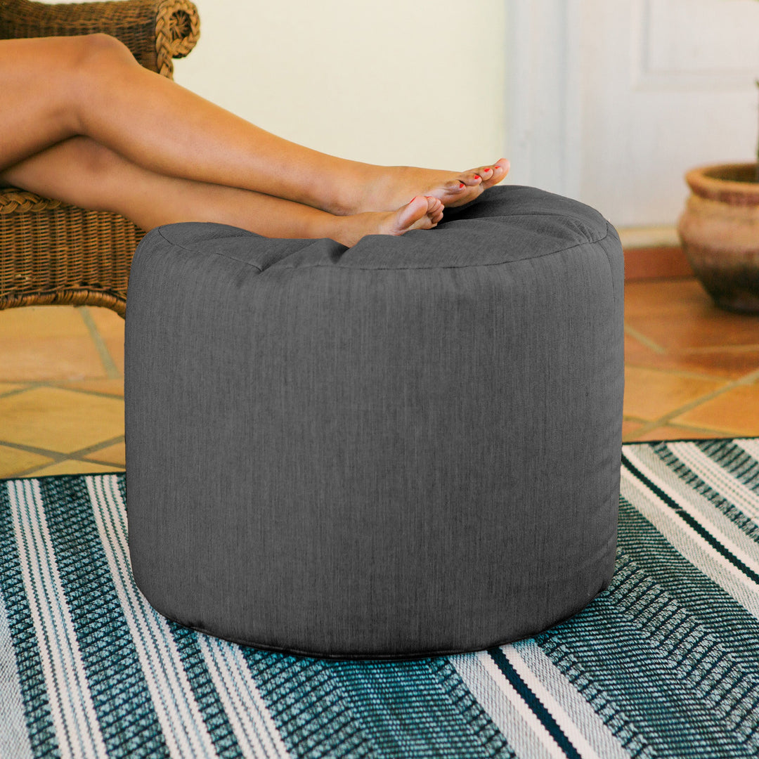 Jaxx Spring Indoor / Outdoor Bean Bag Pouf Ottoman
