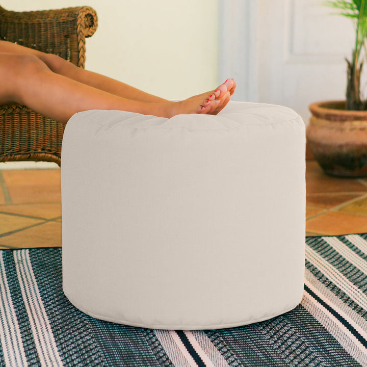 Jaxx Spring Indoor / Outdoor Bean Bag Pouf Ottoman
