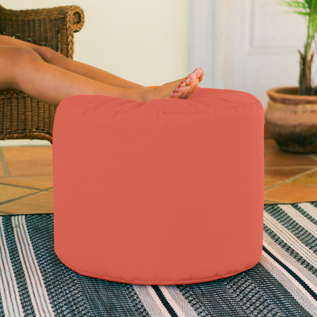 Jaxx Spring Indoor / Outdoor Bean Bag Pouf Ottoman
