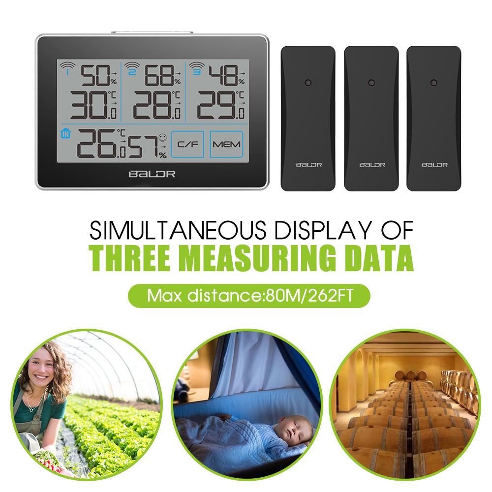 BALDR WS0317BL3 Digital Wireless Weather Station