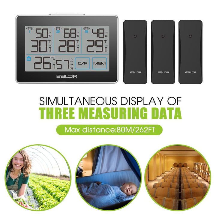 BALDR WS0317BL3 Digital Wireless Weather Station
