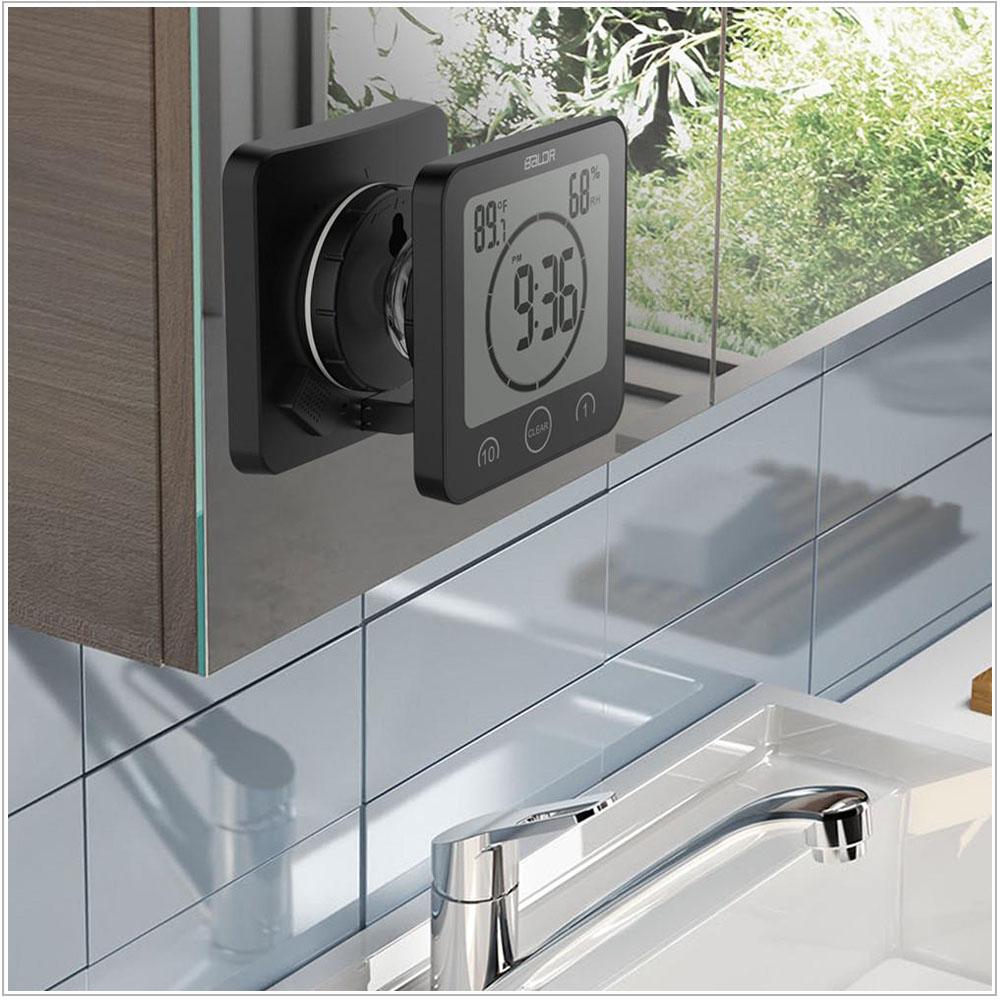 BALDR Waterproof Shower Clock - Reliable Waterproof Clock for Showers