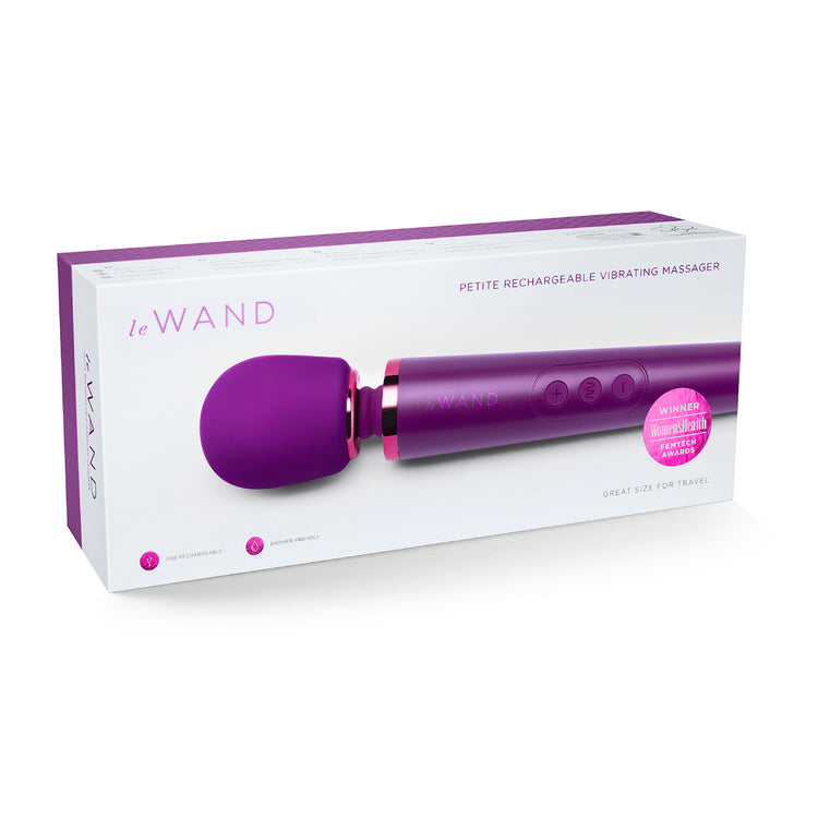 Le Wand Petite Rechargable Wand Vibrator Brookstone