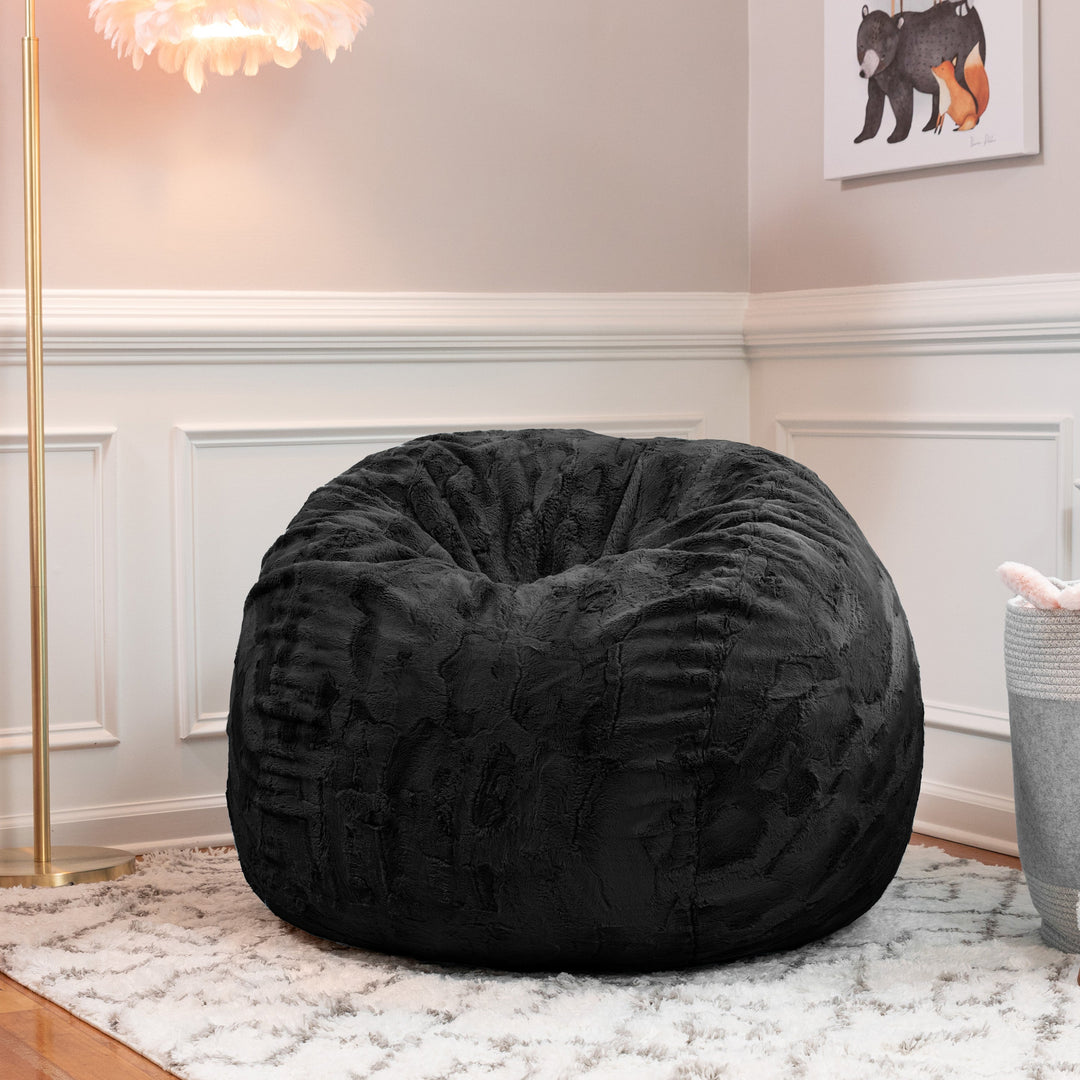Jaxx Saxx 3 Foot Bean Bag Chair - Faux Fur