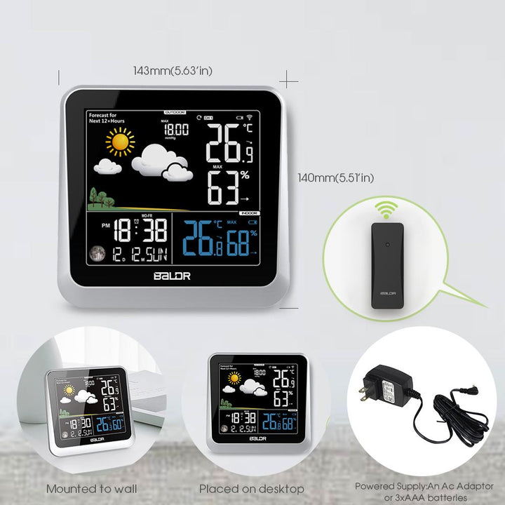BALDR Wireless Indoor & Outdoor Weather Station