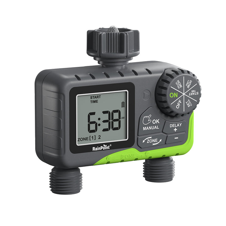 RAINPOINT 2-Zone Smart Water Timer for Garden Hose